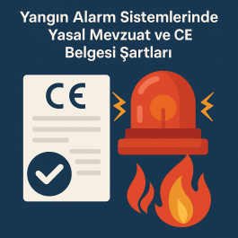 Yangın Alarm Sistemlerinde Yasal Mevzuat ve CE Belgesi Şartları