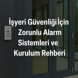 İşyeri Güvenliği İçin Zorunlu Alarm Sistemleri ve Kurulum Rehberi